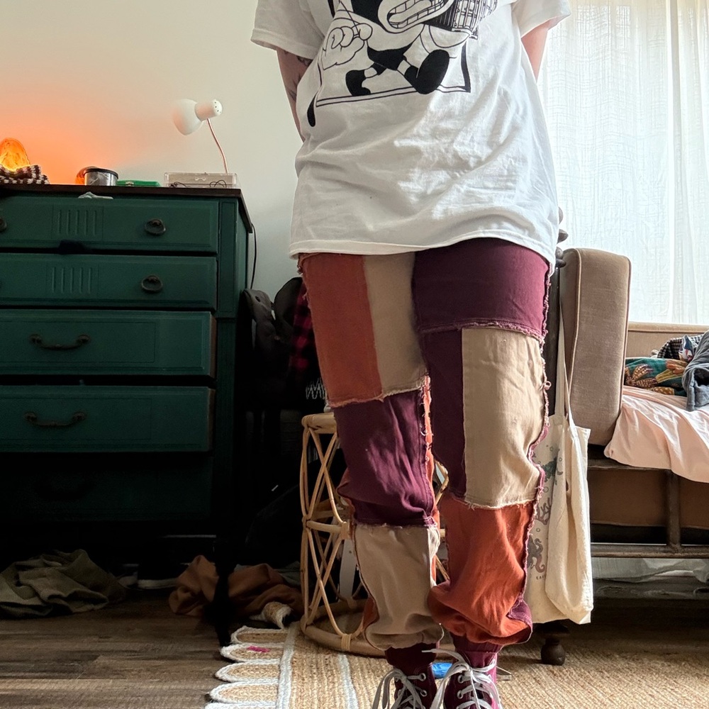 Patchwork Jogger Pants - image 4